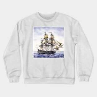 Derelict Pirate Ship Crewneck Sweatshirt